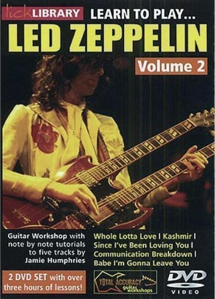Learn To Play Led Zeppelin Vol 2 (2 DVD set), Alle leeftijden, Ophalen of Verzenden, Zo goed als nieuw