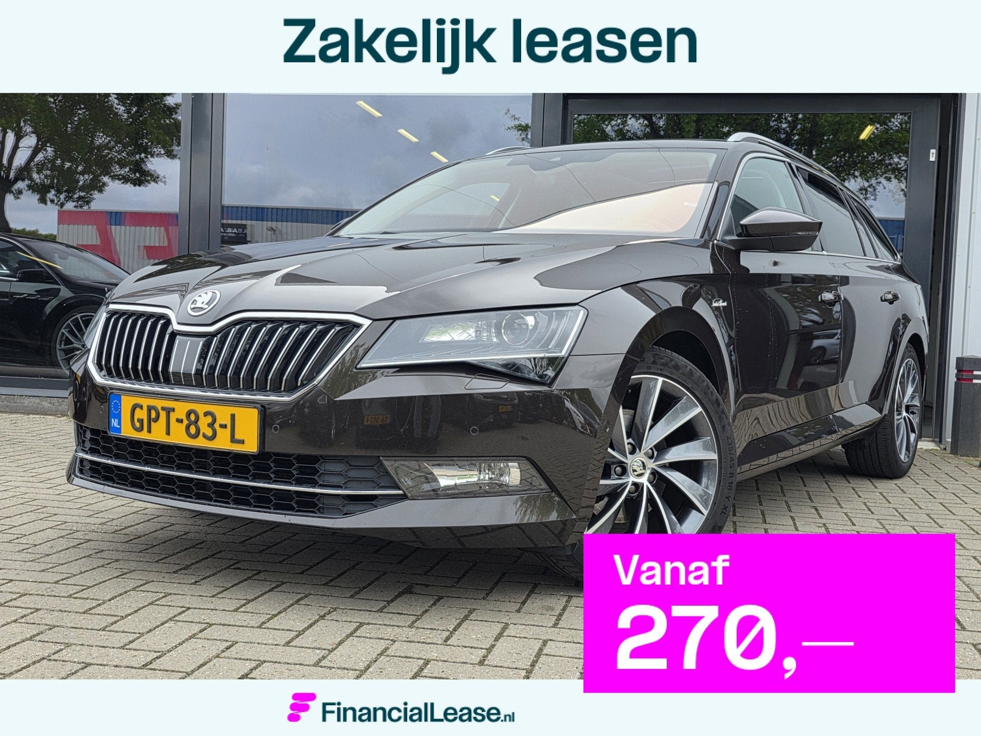 Skoda Superb Combi 1.8 TSI Laurin Klement + PANO DAK + SOUND, Auto's, Skoda, Bedrijf, Lease, Financial lease, Superb, ABS, Achteruitrijcamera