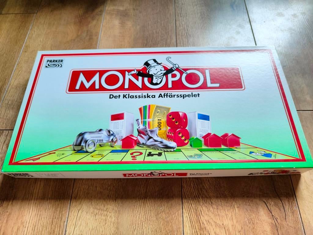 Monopoly Zweden|Zweeds|Swedish Editie|Edition, Ophalen of Verzenden, Zo goed als nieuw