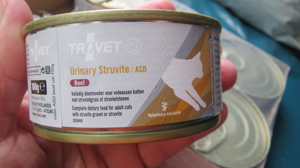 trovet urinary struviet, 6 blikjes kattenvoer 100 gram, Dieren en Toebehoren, Ophalen of Verzenden, Kat