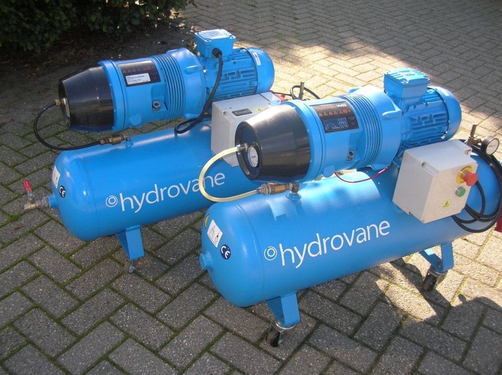 HYDROVANE  HV 02  COMPRESSOREN, Ophalen, 6 tot 10 bar, Zo goed als nieuw, Geluidgedempt