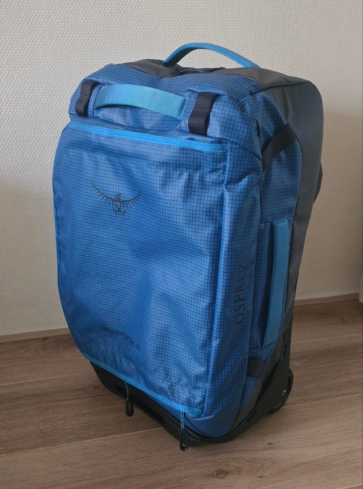 Osprey Transporter 40 wheeled duffel, Ophalen, 40 tot 60 cm, Blauw, Minder dan 35 cm