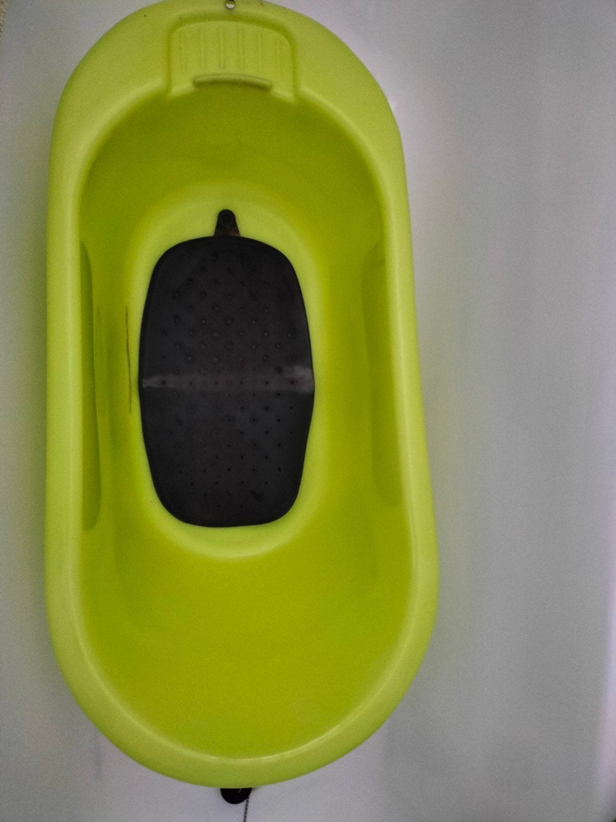 Groene babybad met antislip, Ophalen, Gebruikt, Kunststof