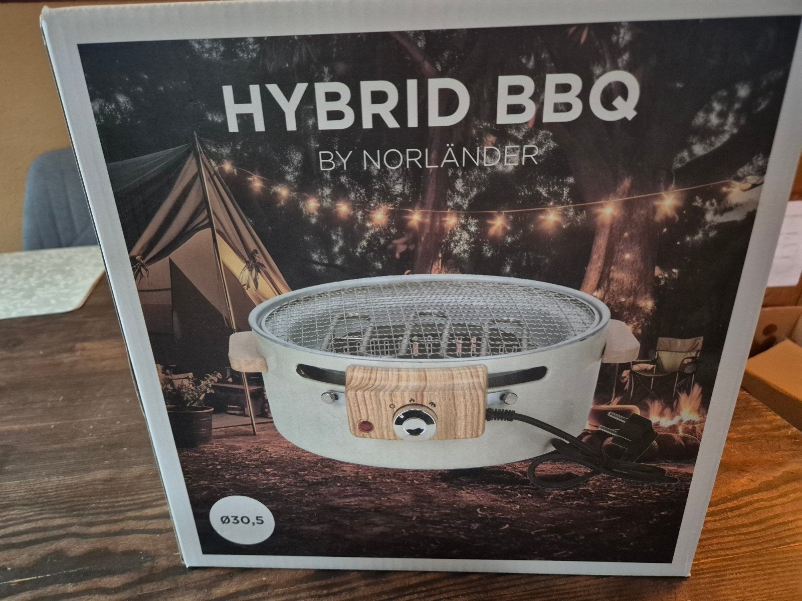 Nieuw Norländer Hybrid BBQ - Elektr & Houtskool, Tuin en Terras, Elektrische barbecues, Ophalen, Nieuw, Norländer