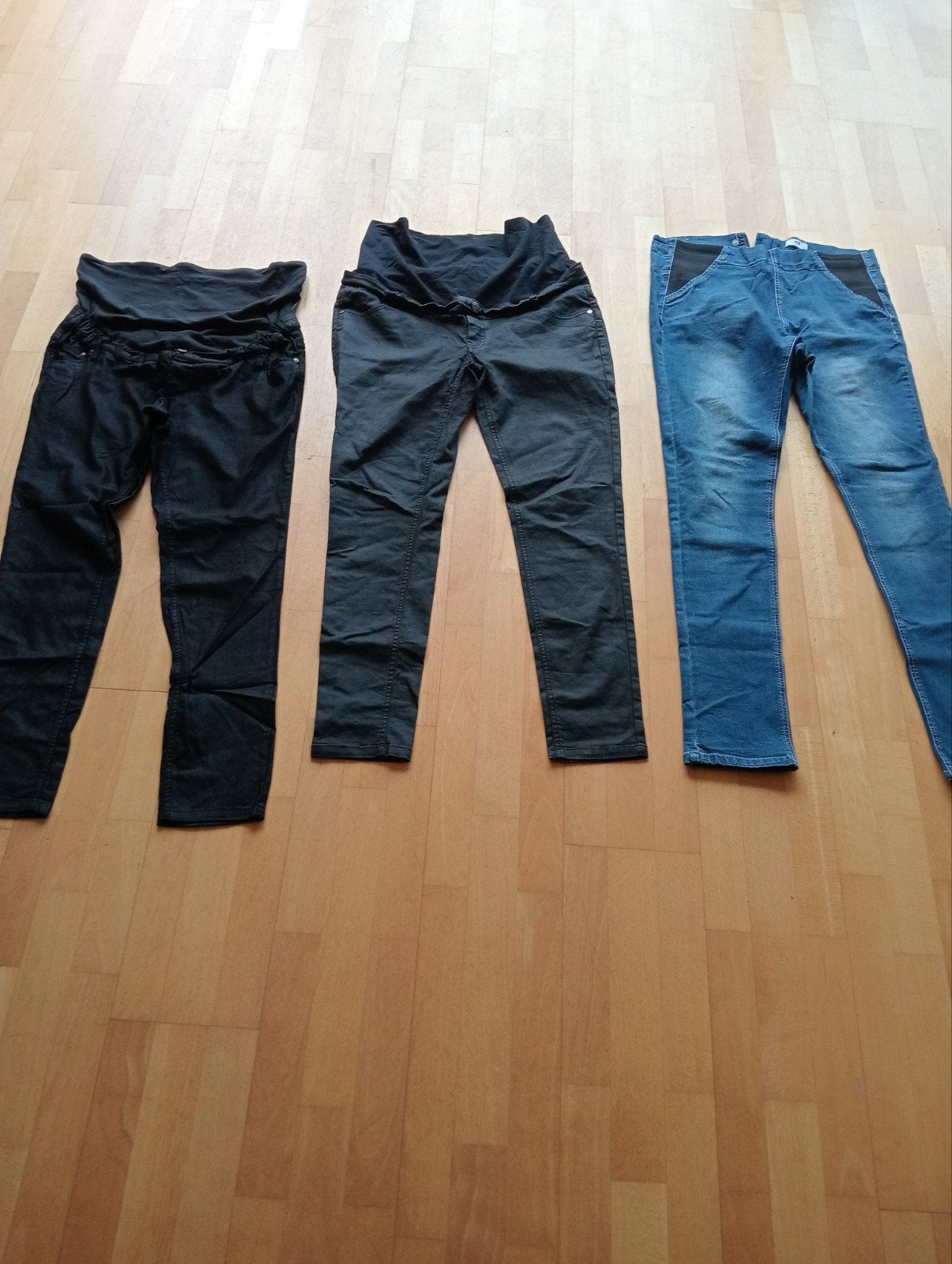 Zwangerschapsbroeken (3 stuks), Kleding | Dames, Positiekleding, Prénatal, BPC, ML, Zwart, Maat 42/44 (L), Ophalen of Verzenden
