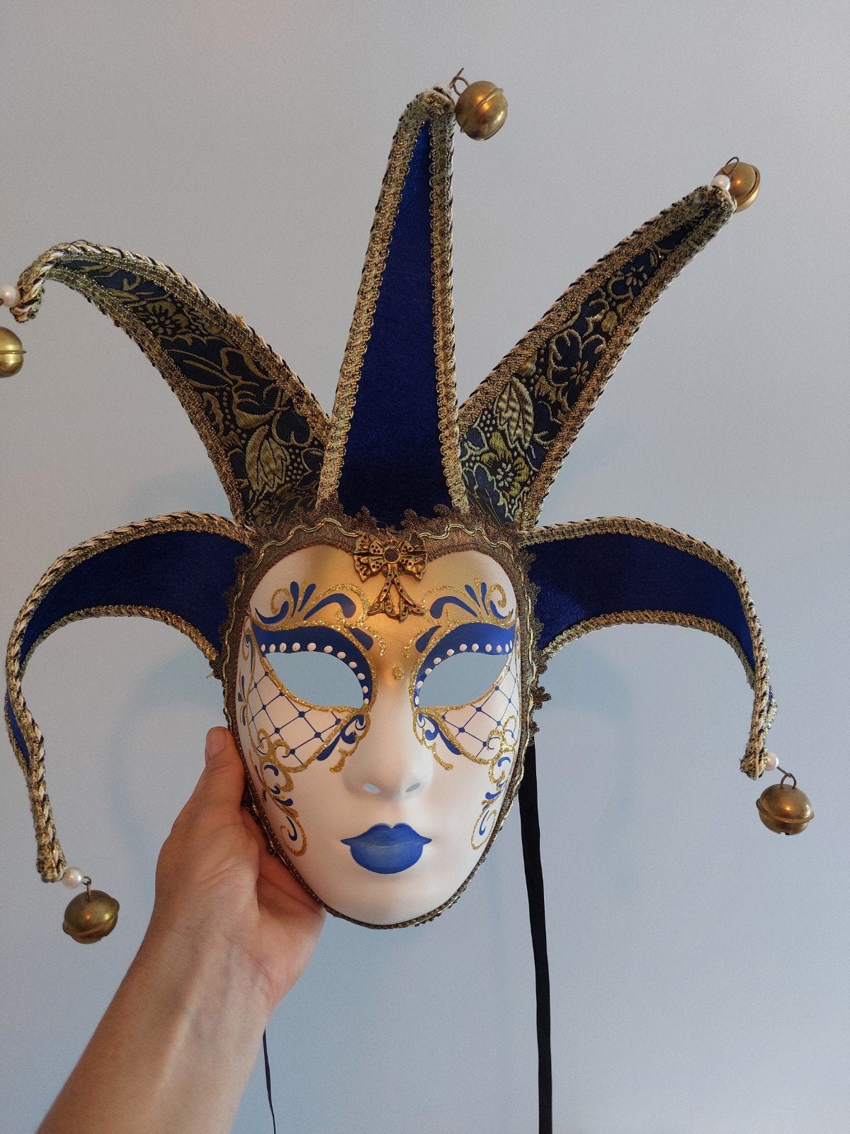 Mooi origineel hand geschilderd Venitiaans masker, Hobby en Vrije tijd, Ophalen, Zo goed als nieuw, Overige typen
