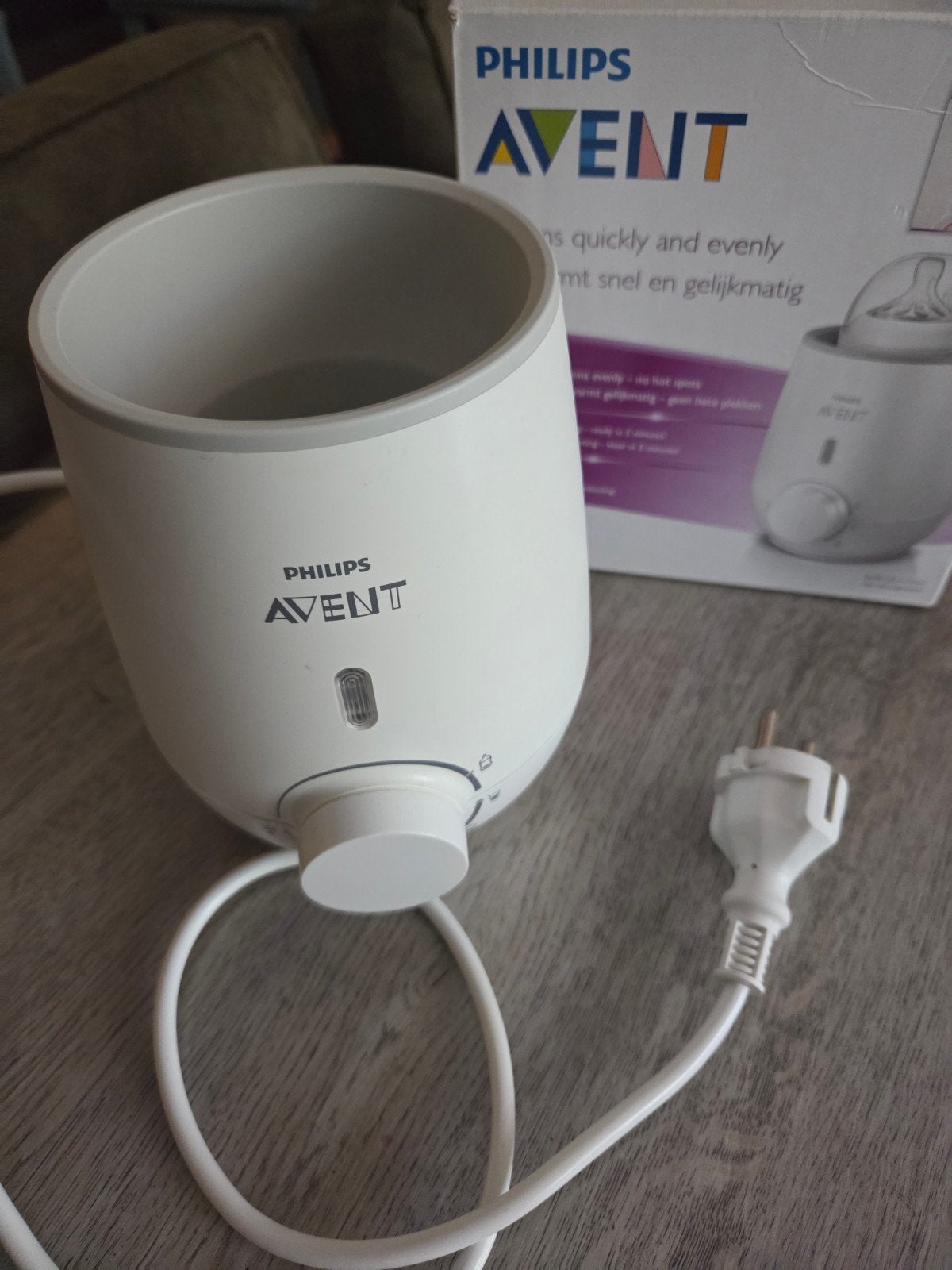 Flessenwarmer, Ophalen, Flessen- of potjesverwarmer