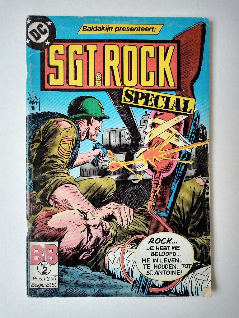 Stripblad SGT Rock, Boeken, Eén stripboek, Ophalen, Gelezen