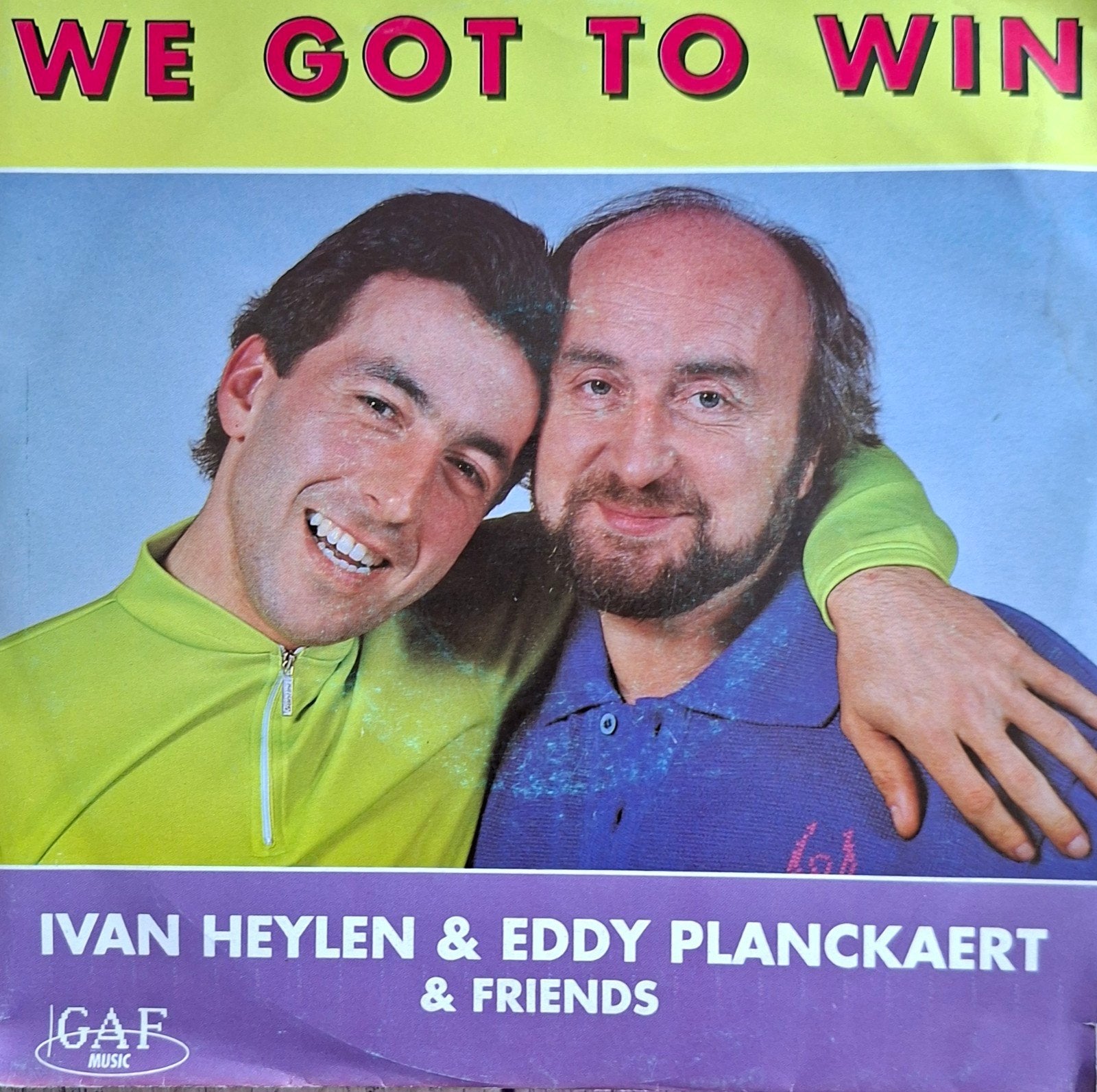 Ivan Heylen & Eddie Planckaert - We got to win (1989), 7 inch, Zo goed als nieuw, Pop, Overige typen