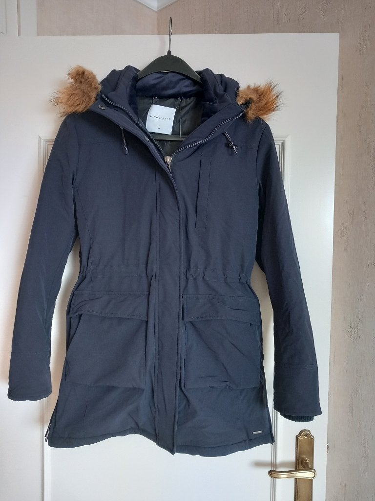 Winterjas maat 36, Kleding | Dames, Jassen | Winter, Blauw, Rino&Pelle, Ophalen of Verzenden, Zo goed als nieuw