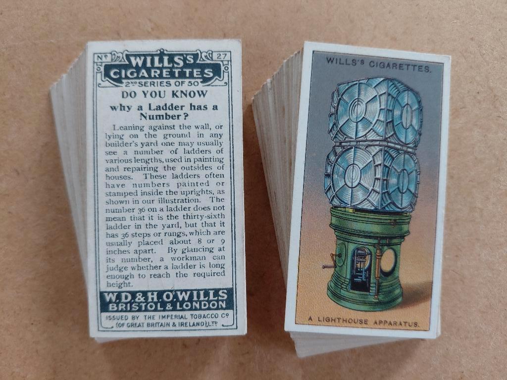 Do You Know 2nd series complete set 50 cigarette cards 1924, Ophalen