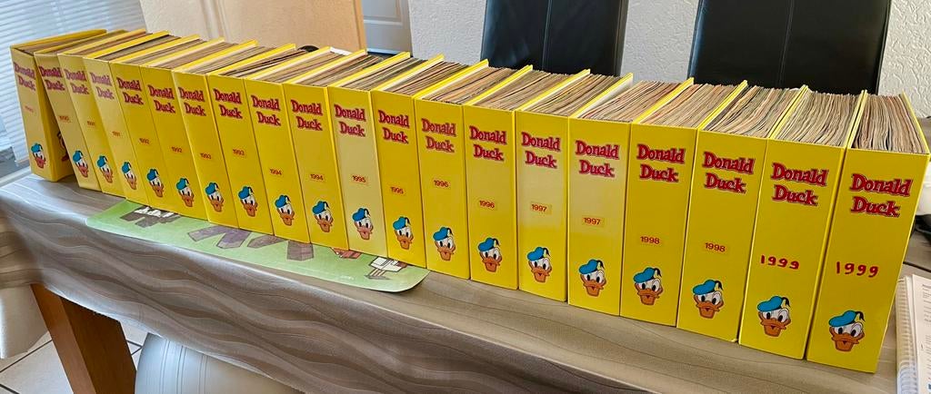 TE KOOP: 10 jaargangen weekblad Donald Duck 1990 t/m 1999, Boeken, Stripboeken, Complete serie of reeks, Ophalen of Verzenden
