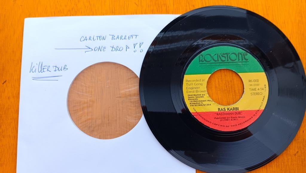 Ras Karbi - Rastaman Dub (Killer Dub) - Carlton Barrett, Cd's en Dvd's, Vinyl | Overige Vinyl, Zo goed als nieuw, 1980 - 1989