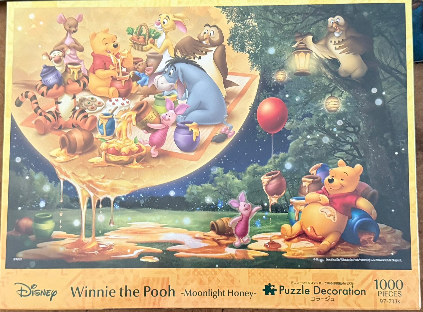 Disney puzzel 1000 stukjes Winnie the Pooh Japan nieuw !, Ophalen of Verzenden, 500 t/m 1500 stukjes, Nieuw, Legpuzzel