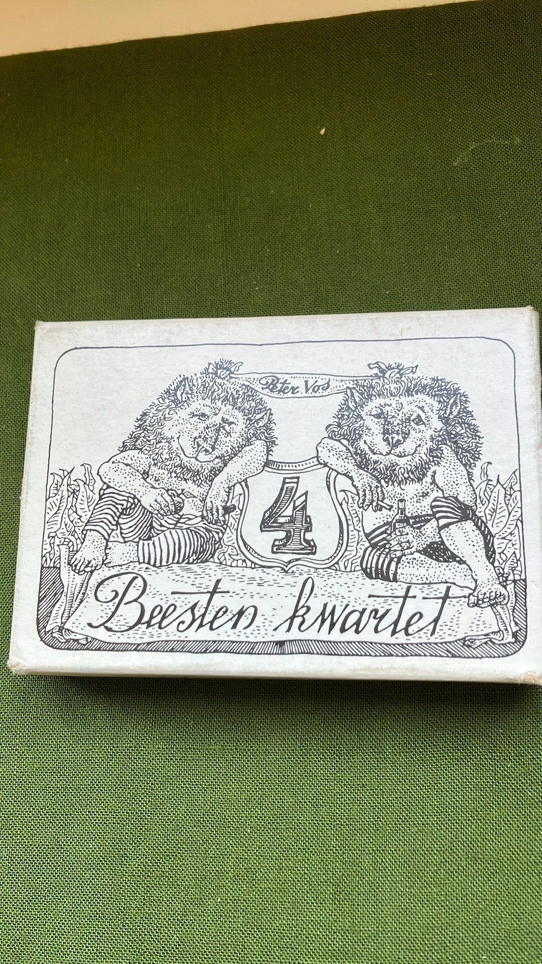 Peter Vos. Beestenkwartet. Compleet, Ophalen of Verzenden, Zo goed als nieuw, Kwartet(ten)
