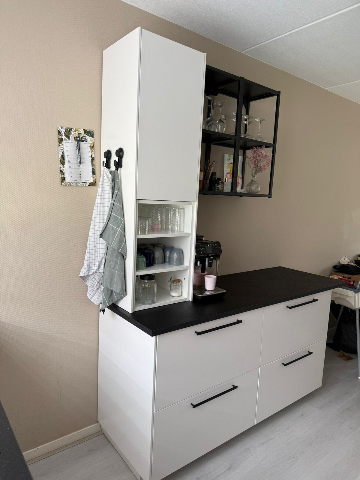 Keukenblok/coffee corner, Huis en Inrichting, Keuken | Keukenelementen, Ophalen, Zo goed als nieuw
