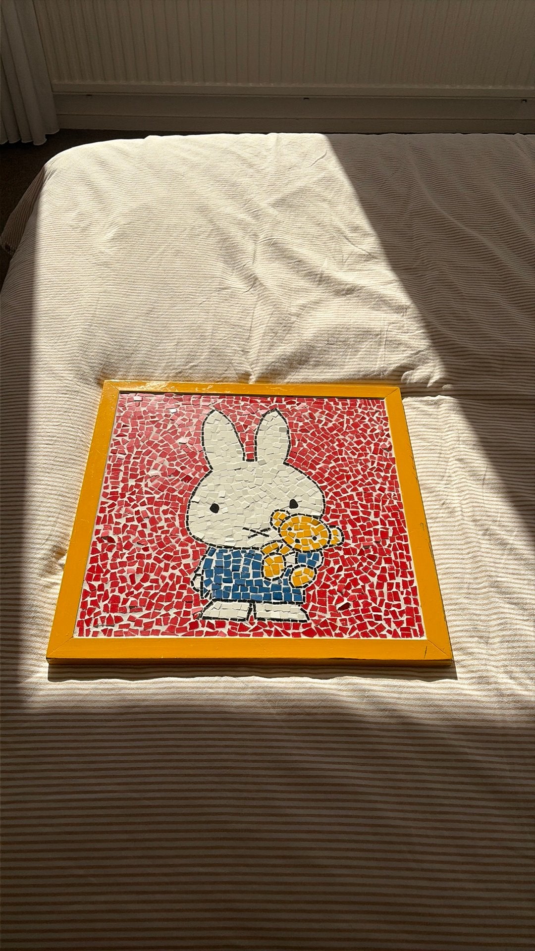 Nijntje Mozaïek, Ophalen of Verzenden, Gebruikt, Handgemaakt, Wanddecoratie