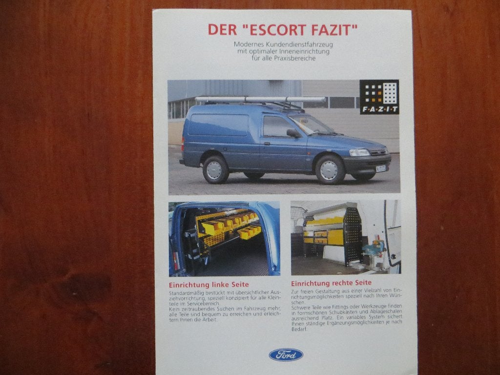 Ford Escort Fazit, Ophalen of Verzenden, Nieuw, Ford