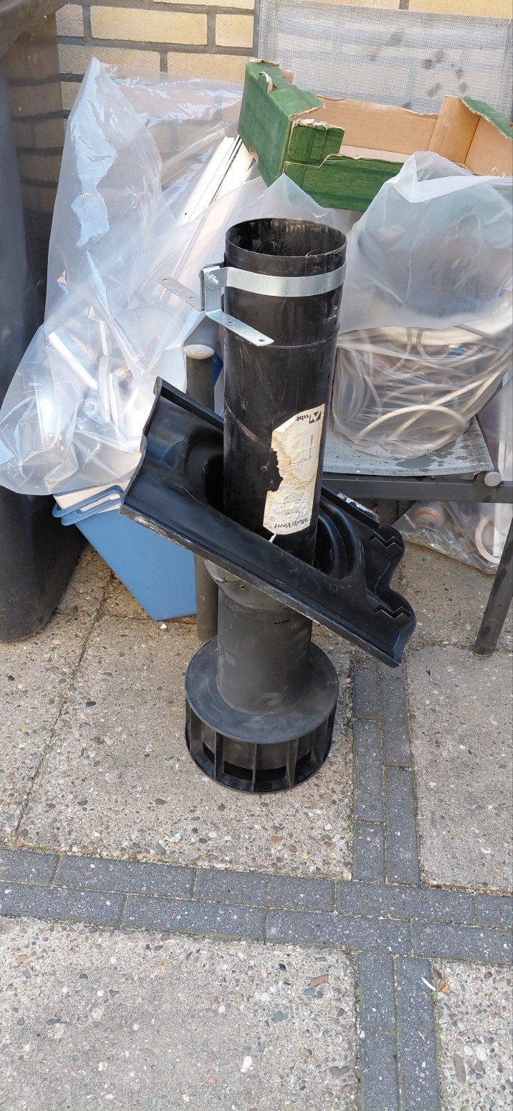 Complete Ventilatie Dakdoorvoer Ø 13 cm, Ophalen of Verzenden, Gebruikt, Ventilator en Afzuiger