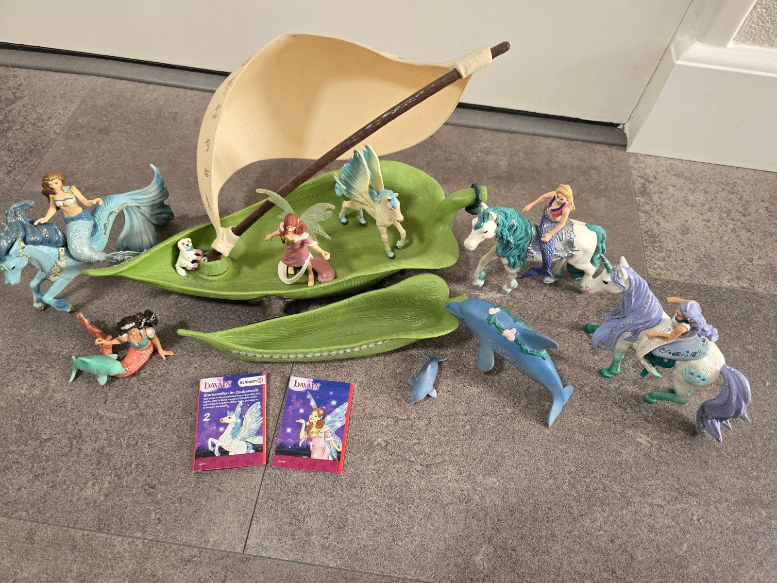 schleich bayala zgan, Ophalen of Verzenden, Zo goed als nieuw, Paard, Beeldje of Figuurtje