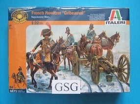 French Howitzer “Gribeauval” 1:32 nr. 6871-01, Hobby en Vrije tijd, Modelbouw | Figuren en Diorama's, Ophalen, Nieuw, 1:35 tot 1:50