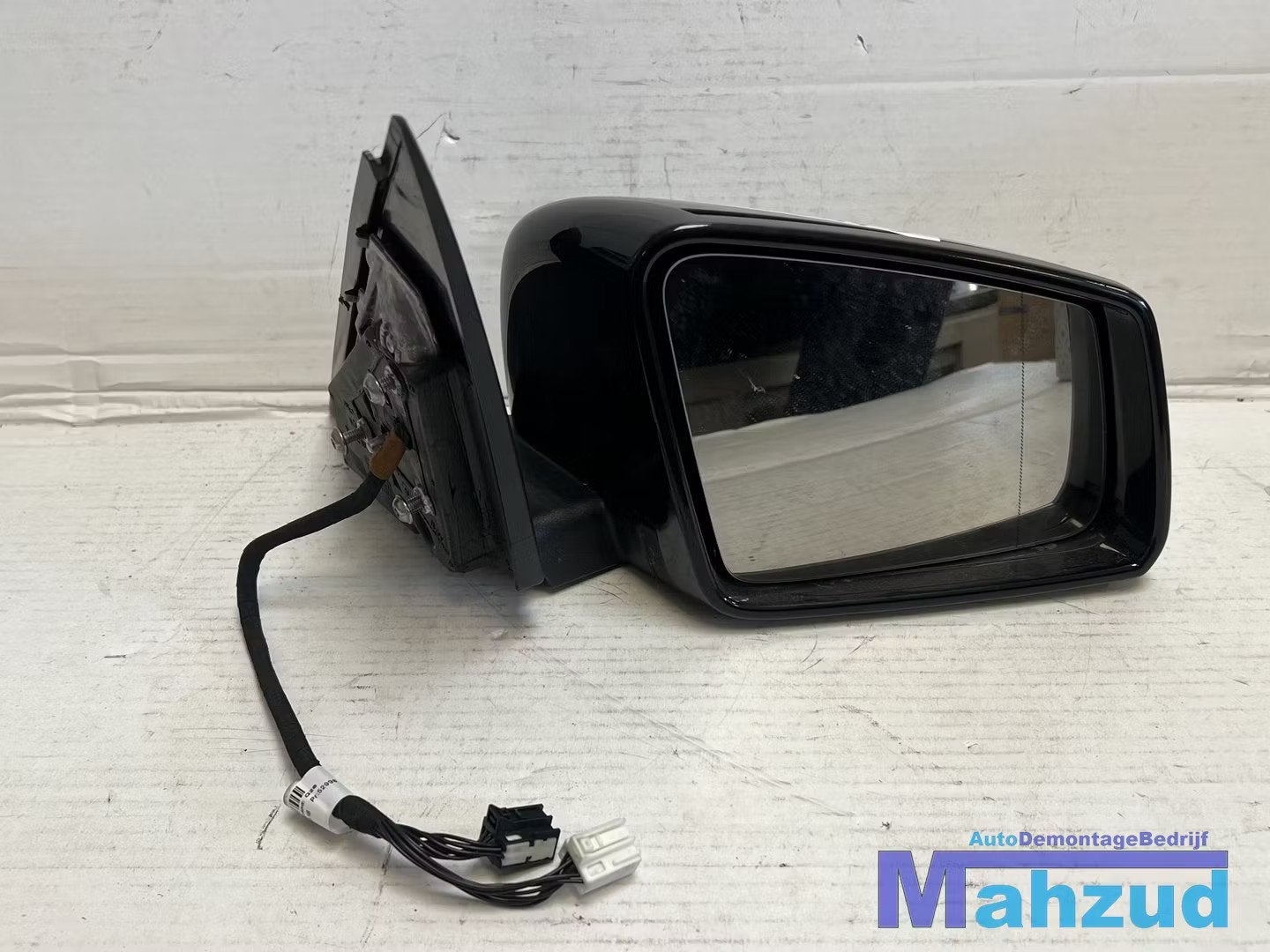 MERCEDES C KLASSE W204 ZWART 197 rechts spiegel 2007-2013, Gebruikt, Mercedes-Benz AG, Mercedes-Benz, Ophalen of Verzenden