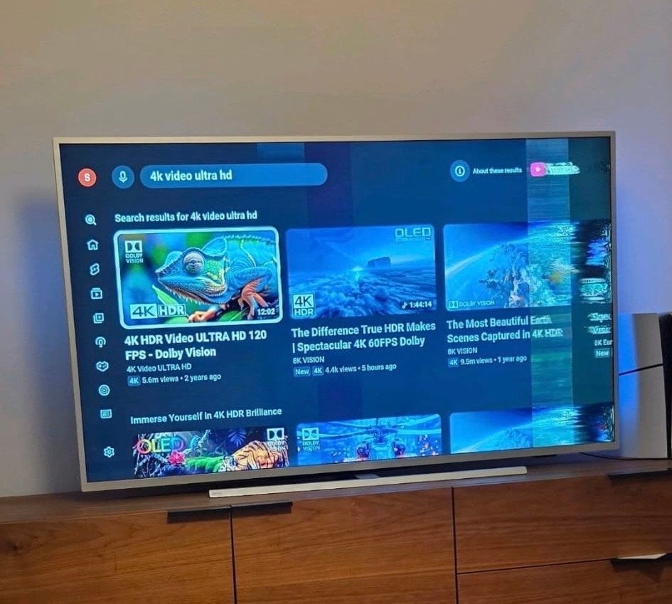 Philips 4K Smart TV met strepen in beeld, Ophalen, Philips, LED, 50 Hz