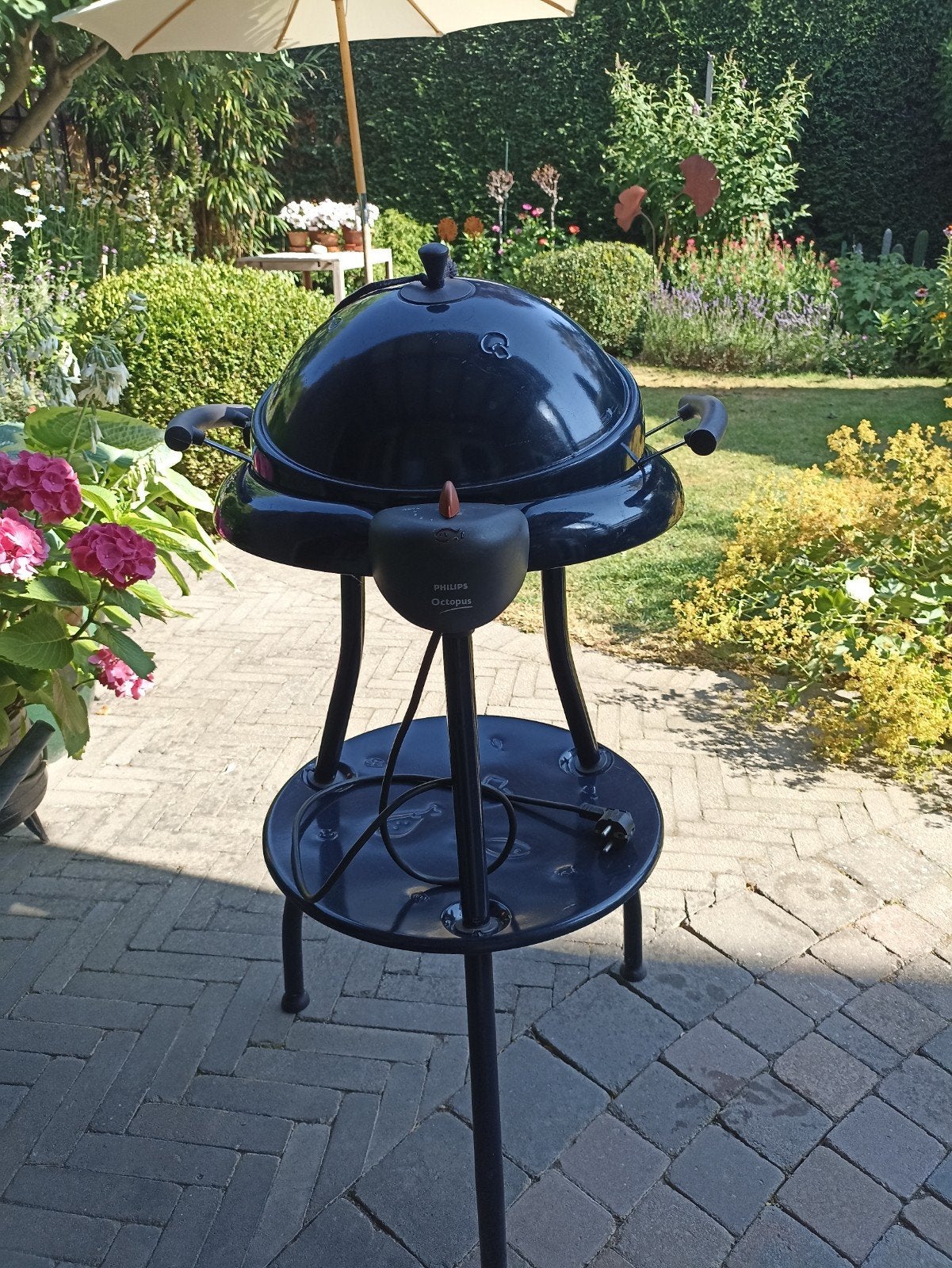 Elektrische barbecue, Tuin en Terras, Elektrische barbecues, Ophalen, Zo goed als nieuw