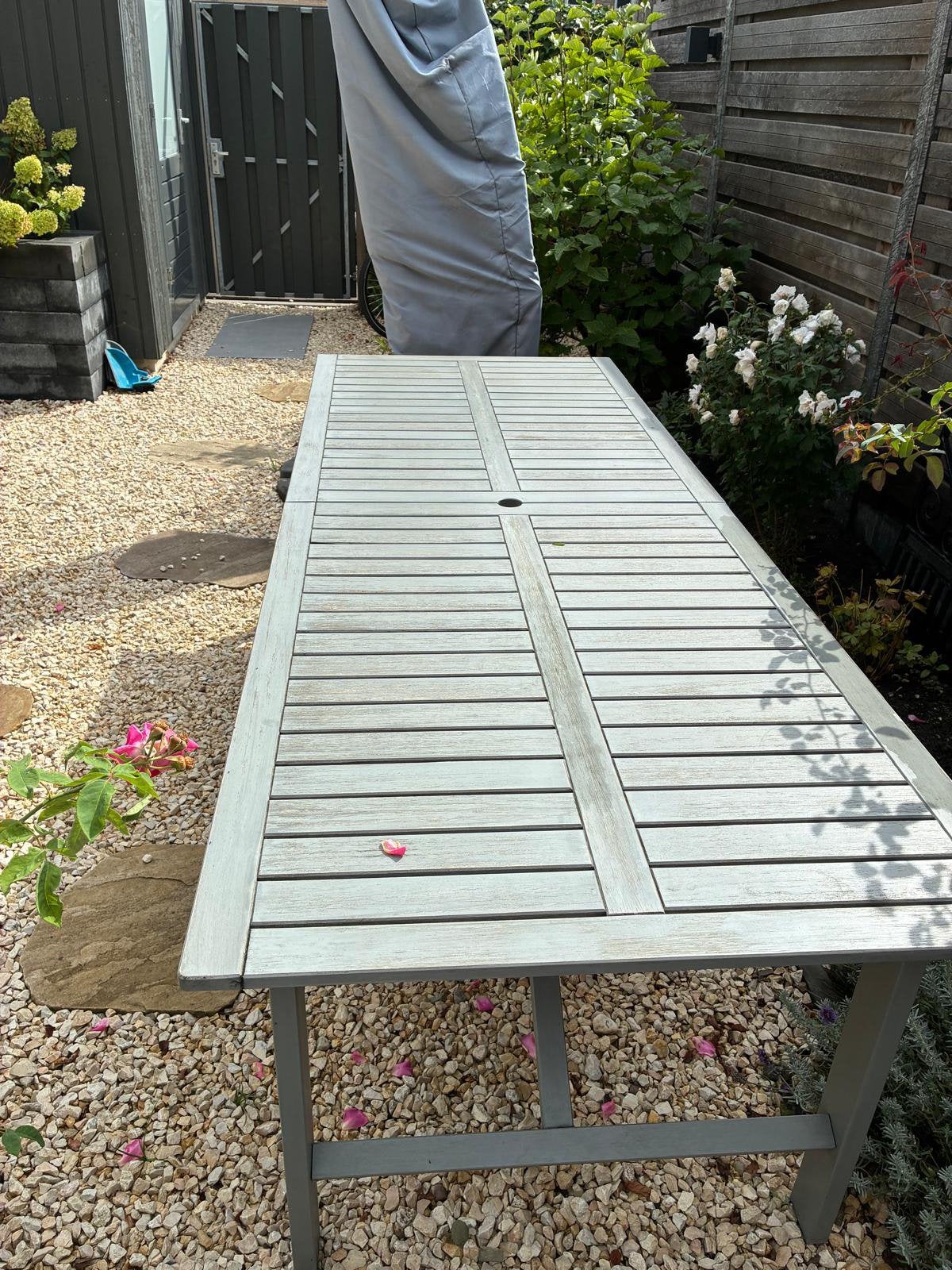 Ikea bondholmen tafel 235x90, Ophalen, Zo goed als nieuw, Rechthoekig, Hout