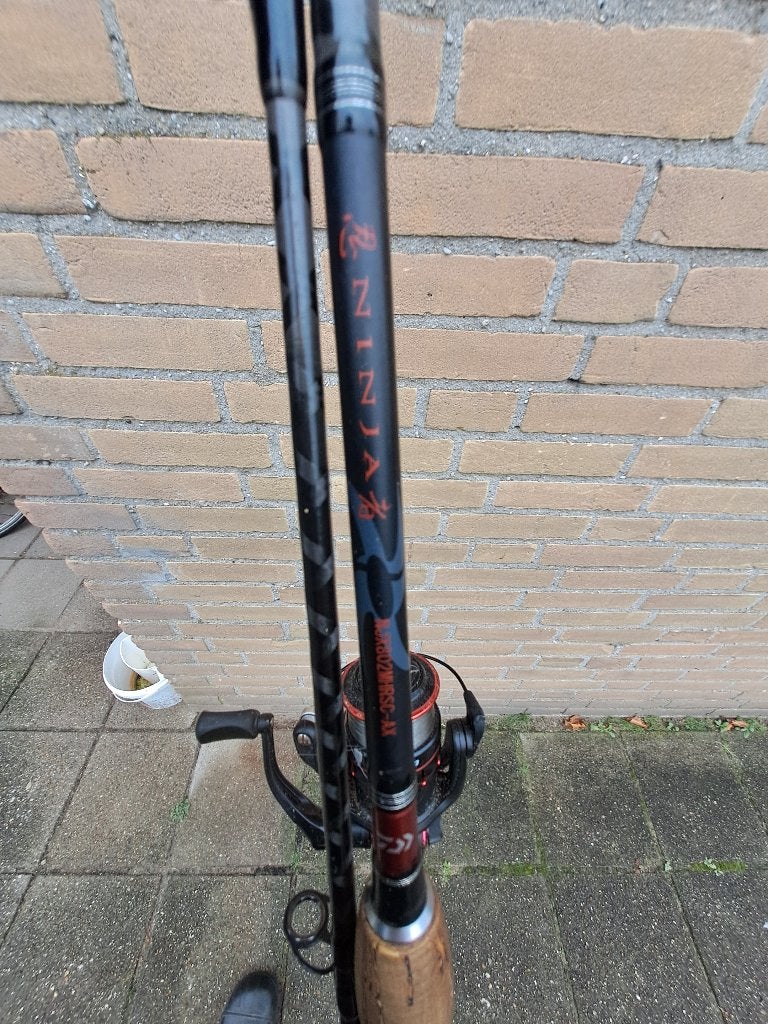 Daiwa roofvishengel  30 tm 70 gram 2.40 meter nieuw, Ophalen of Verzenden, Zo goed als nieuw, Complete set