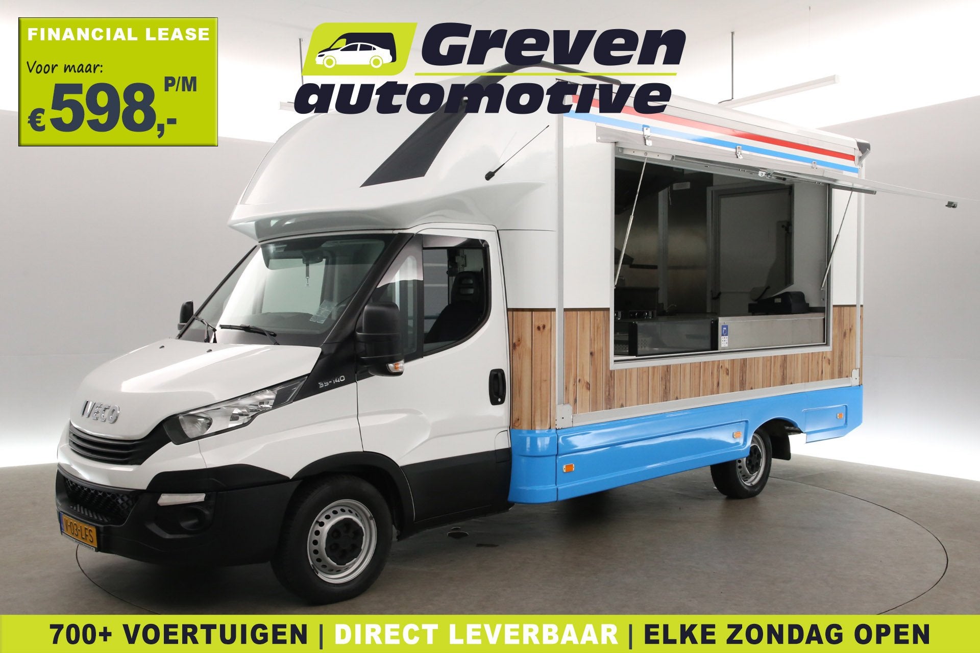 Iveco Daily 35S14 2.3 410 | Foodtruck | Verkoopwagen | Patat, Zakelijke goederen, Partijgoederen en Retail | Verkoopwagens, Greven Automotive