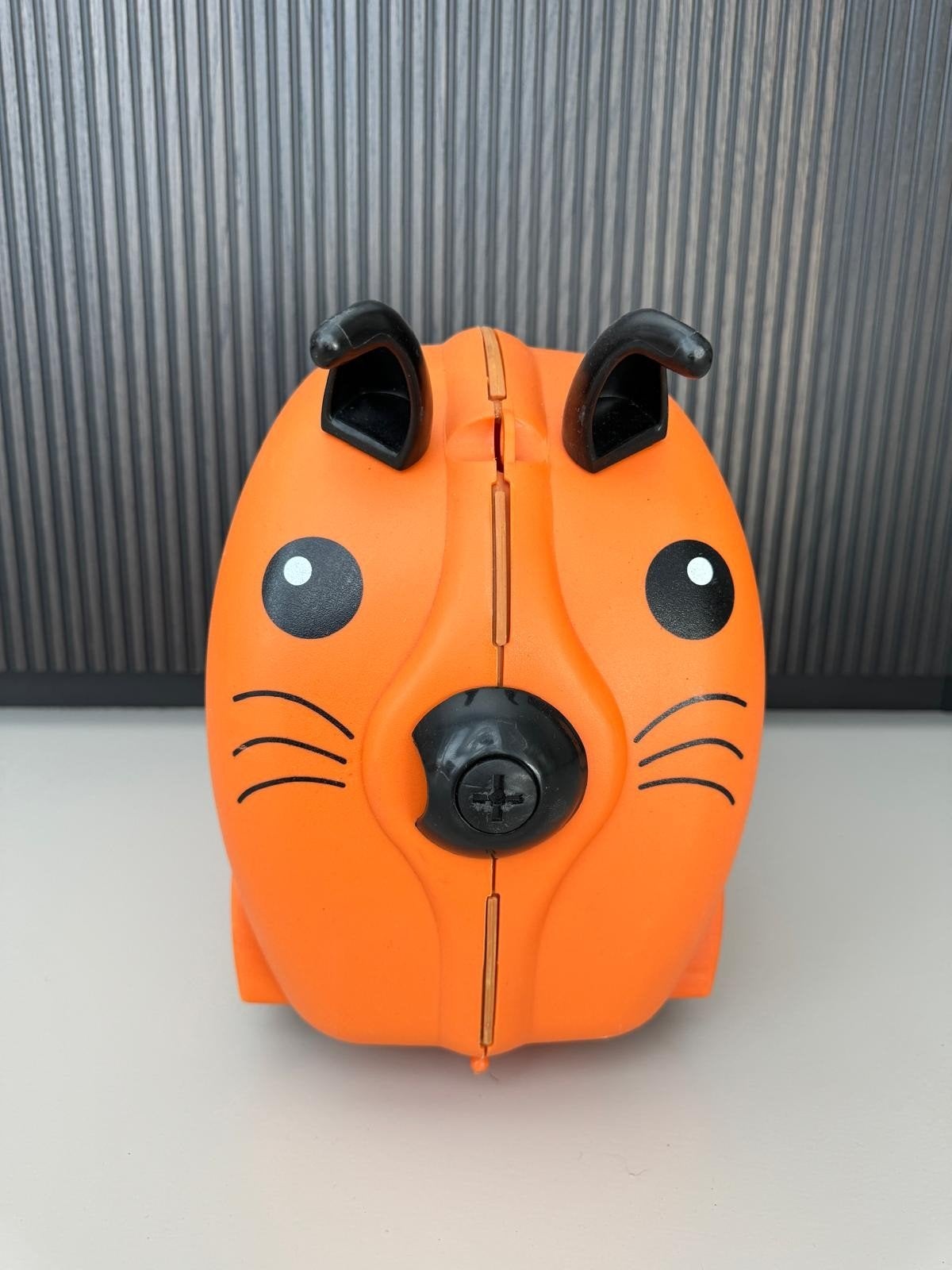 Leuke oranje kinderkoffer met wieltjes - Tijger design, Sieraden, Tassen en Uiterlijk, Koffers, Wieltjes, Gebruikt, Hard kunststof