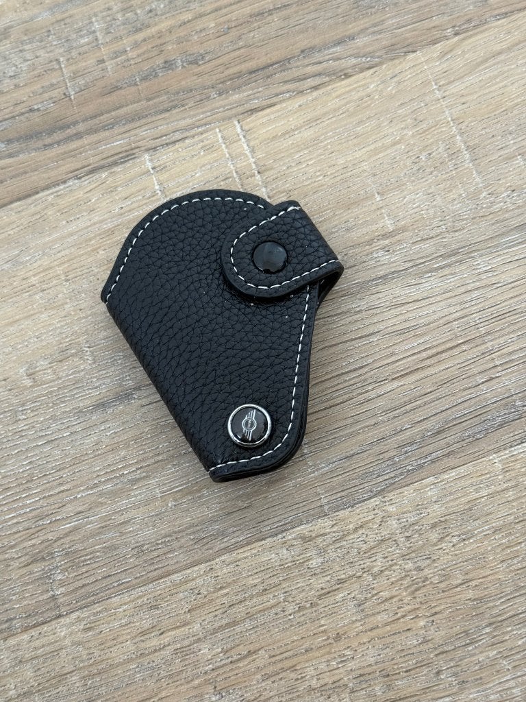 Heel goed zwart faux leer Mini Mini autosleutel hoes houder, Ophalen of Verzenden, Zo goed als nieuw
