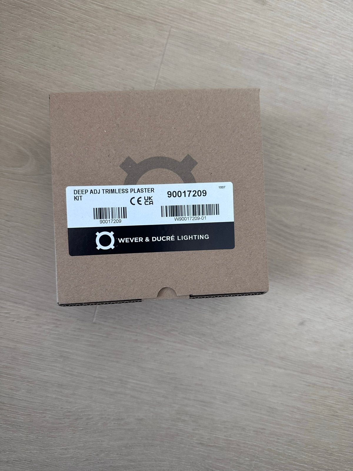 Wever & Ducré Deep Adj Trimless Plaster Kit 90017209, Ophalen, Wit, Nieuw, Overige fittingen