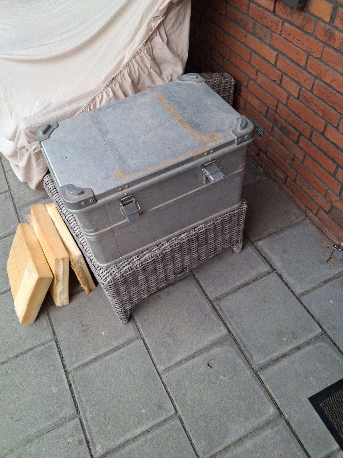 aluminium kist 56x37x32, Ophalen of Verzenden