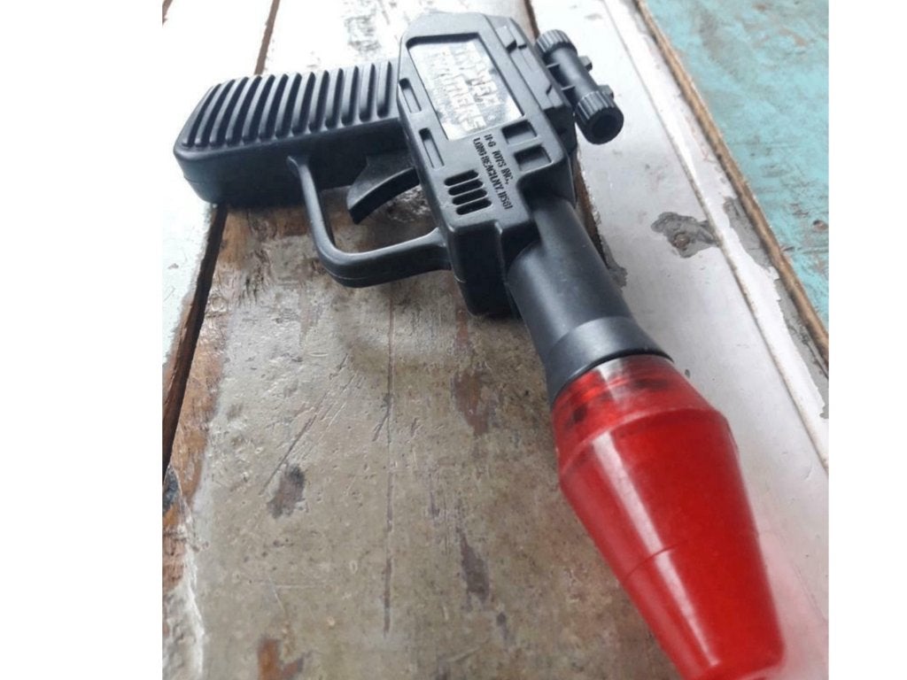 Transformers Hasbro Bradley 1984 blaster pistool gun vintage, Verzamelen, Transformers, Overige generaties, Ophalen