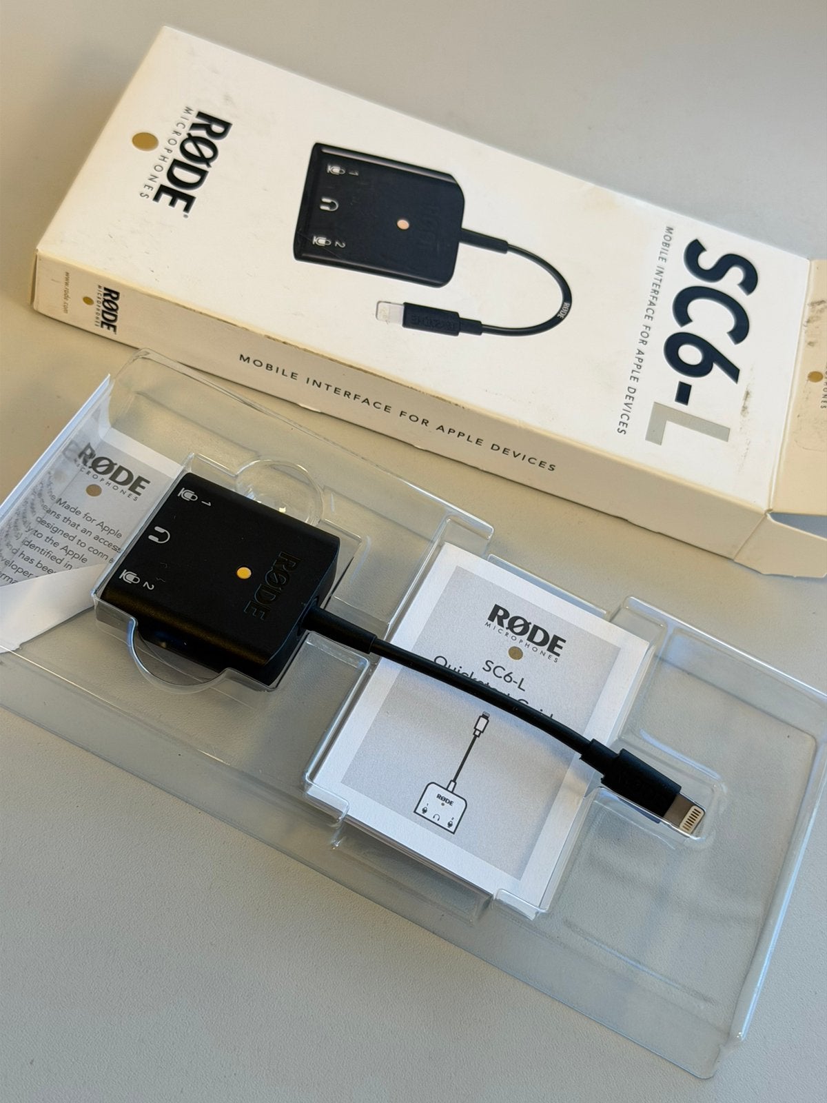 RØDE rode SC6-L Audio Interface iPhone iPad Lightning NIEUW, Telecommunicatie, Mobiele telefoons | Toebehoren en Onderdelen, Nieuw