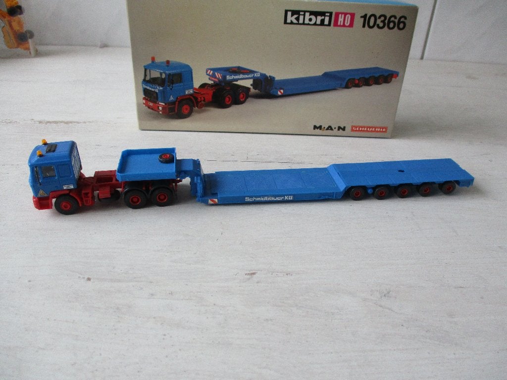 Kibri Mercedes Vrachtwagen met Oplegger no 10366, Ophalen of Verzenden, Zo goed als nieuw, Bus of Vrachtwagen, Overige merken