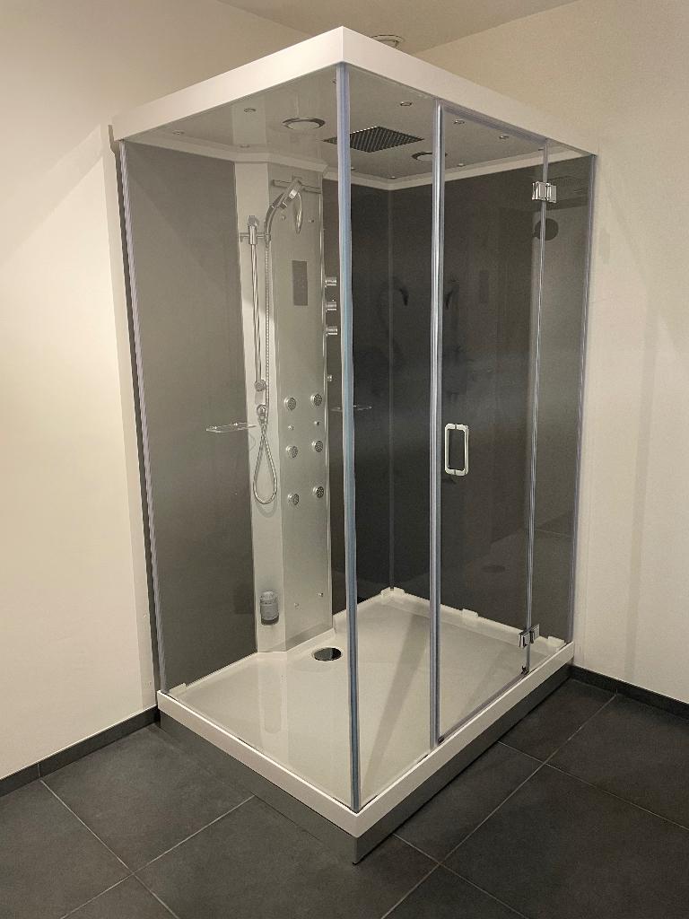 Douche- Stoomcabine Maxaro Lusso SHA1410, Huis en Inrichting, Badkamer | Complete badkamers, Zo goed als nieuw, Met douche, Ophalen