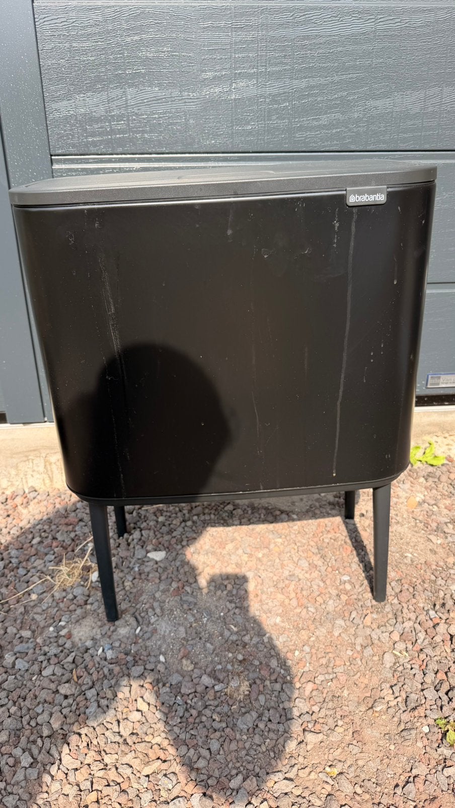Brabantia Bo Touch Bin 3x 11 liter matt zwart afvalemmer, Huis en Inrichting, Woonaccessoires | Prullenbakken, Ophalen, 50 – 75