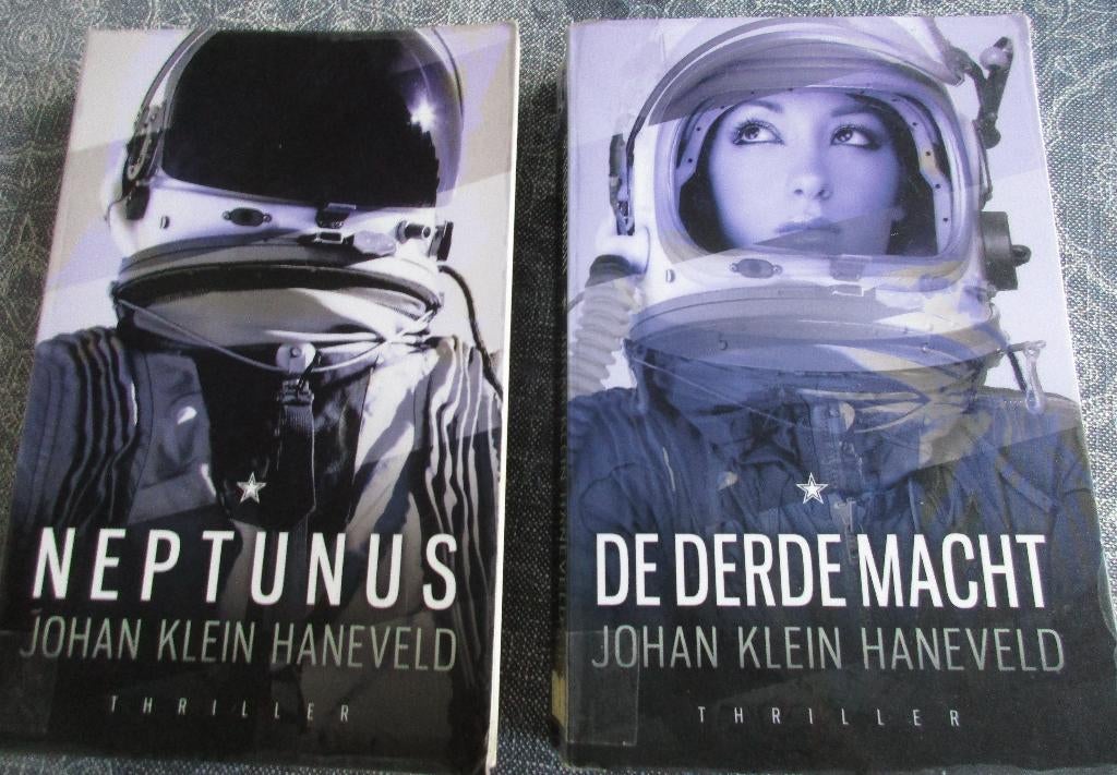 thrillers Johan Klein Hanenveld - Neptunus + De derde macht, Ophalen of Verzenden, Gelezen