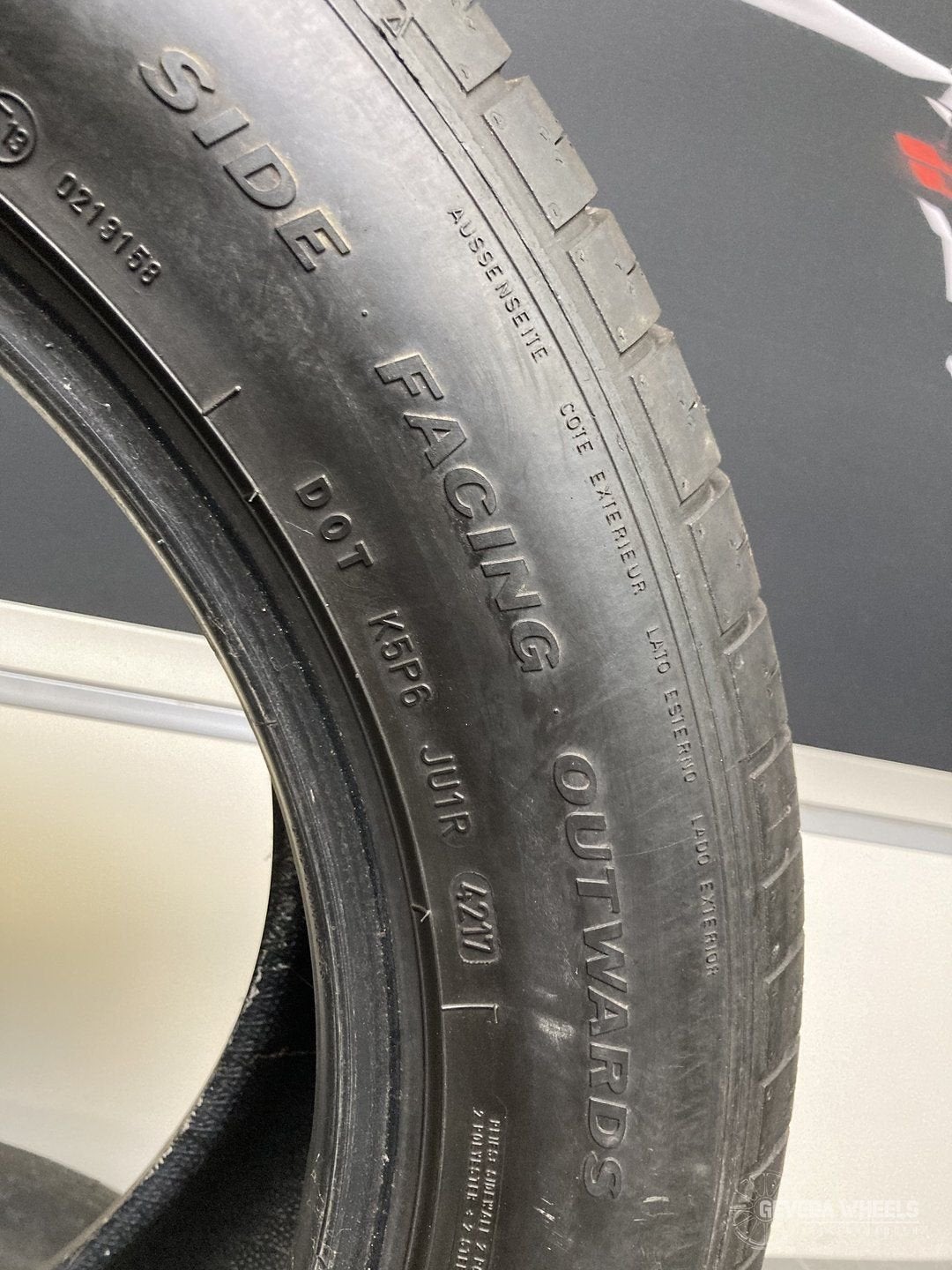 2x 255/55/19 111W Goodyear Eagle F1 AT SUV 4X4 zomer banden, 19 inch, Gebruikt, 255 mm, -