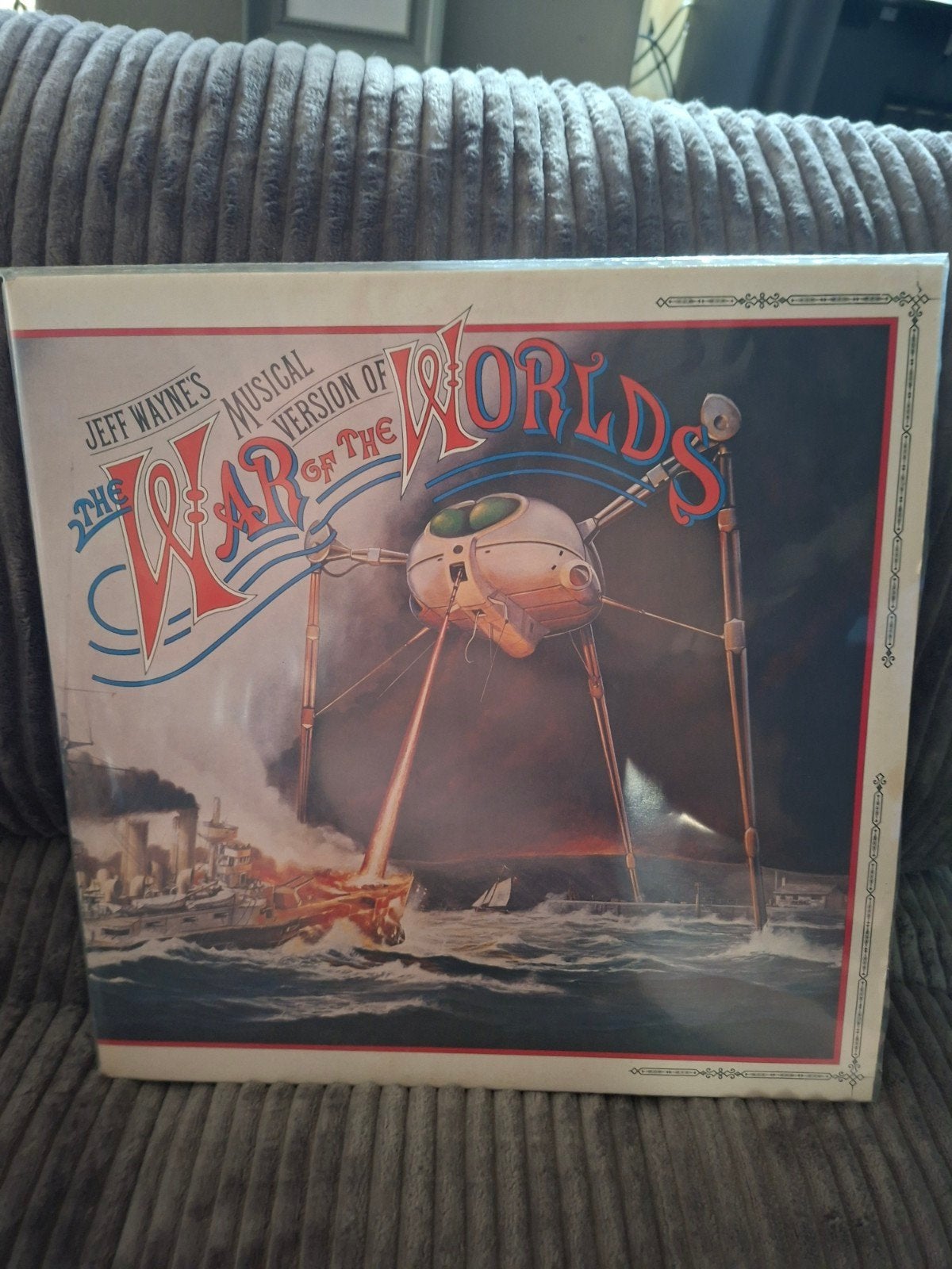 Jeff Wayne's Musical Version of The War of the Worlds LP, Inclusief boekje, Ophalen, Gebruikt, 12 inch