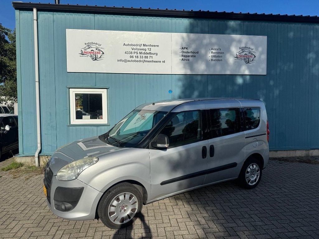 Fiat Doblo 7 personen 2011, Auto's, Stof, Origineel Nederlands, Bedrijf, Grijs