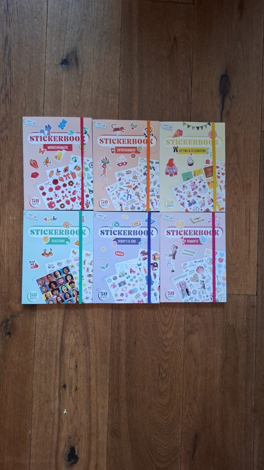 6 nieuwe Craft stickerboekjes - Super leuk!, Ophalen of Verzenden, Nieuw, Overige typen