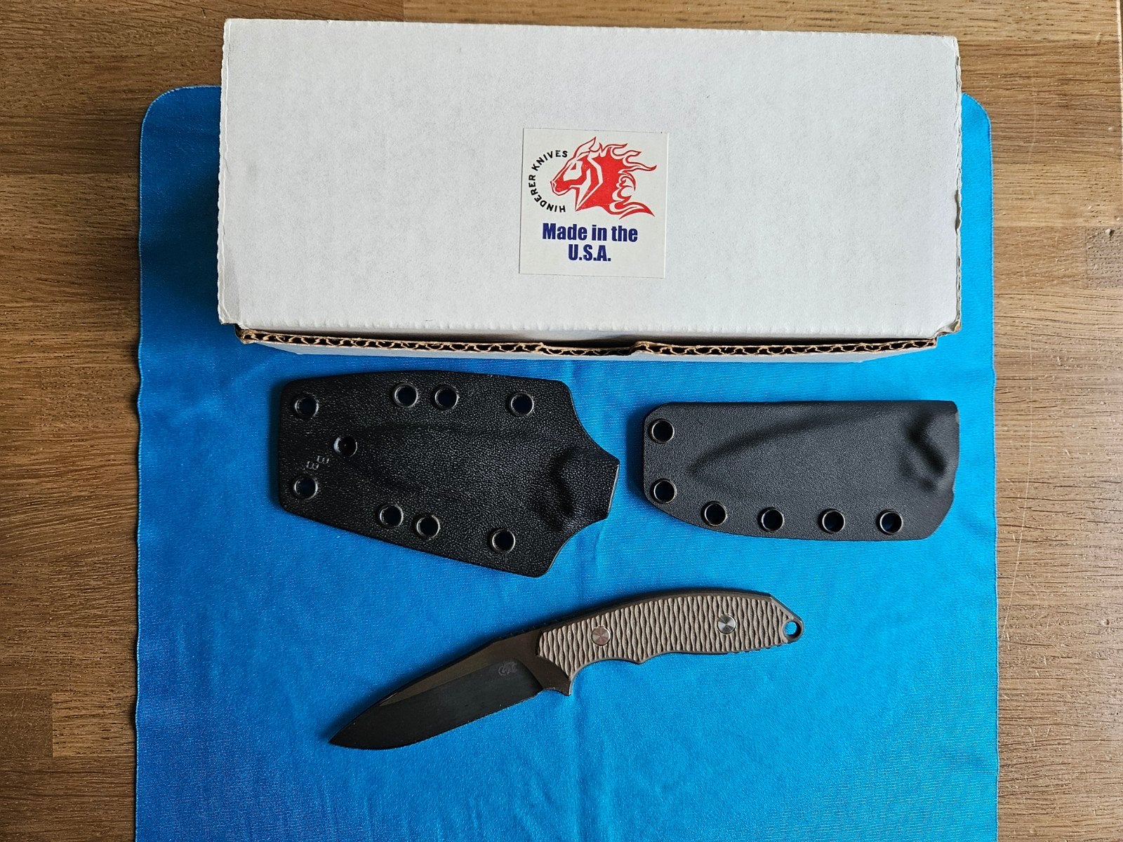 Hinderer Flashpoint vast mes, Verzamelen, Ophalen of Verzenden, Landmacht, Mes of Dolk