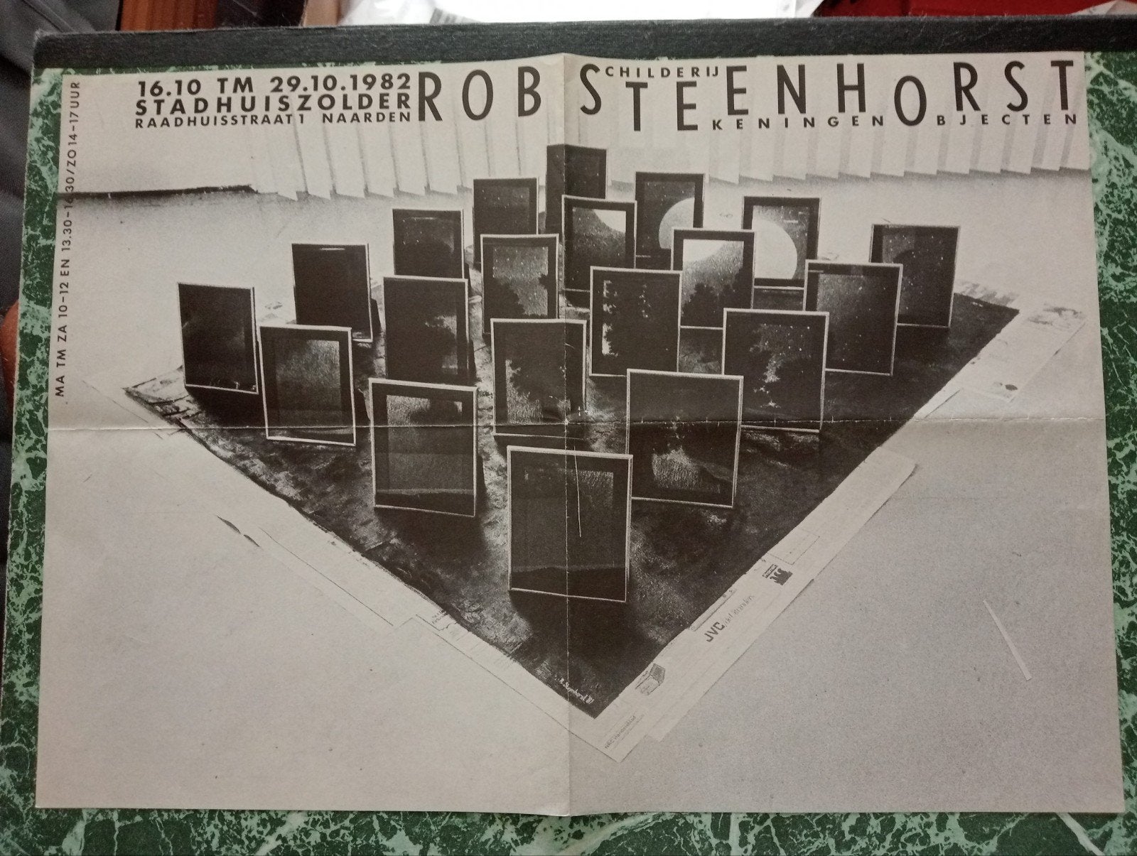 Rob Steenhorst affiche Naarden 1982, Ophalen of Verzenden, Gebruikt, A1 t/m A3
