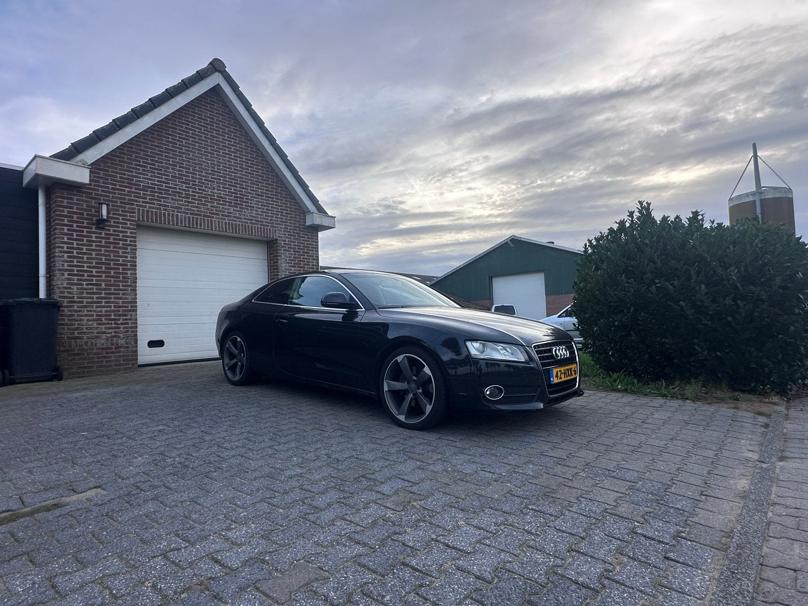 Audi A5 3.2 FSI 195KW Coupe Multitronic 2009 Zwart, Auto's, 4 stoelen, Zwart, Origineel Nederlands, Particulier