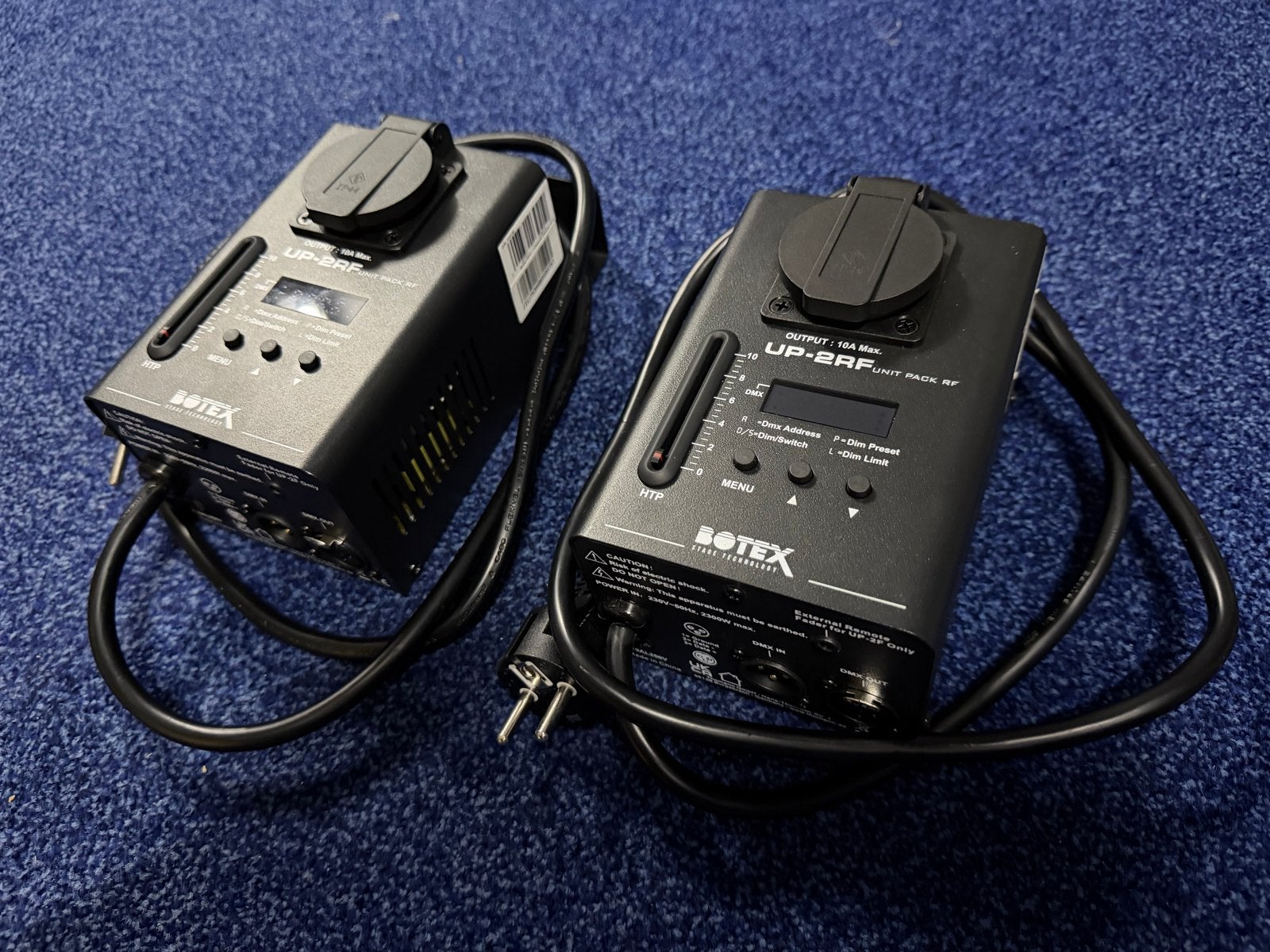 Botex UP-2RF Unit Pack RF DMX Dimmer/Switch (2 stuks), Ophalen of Verzenden, Gebruikt, Licht
