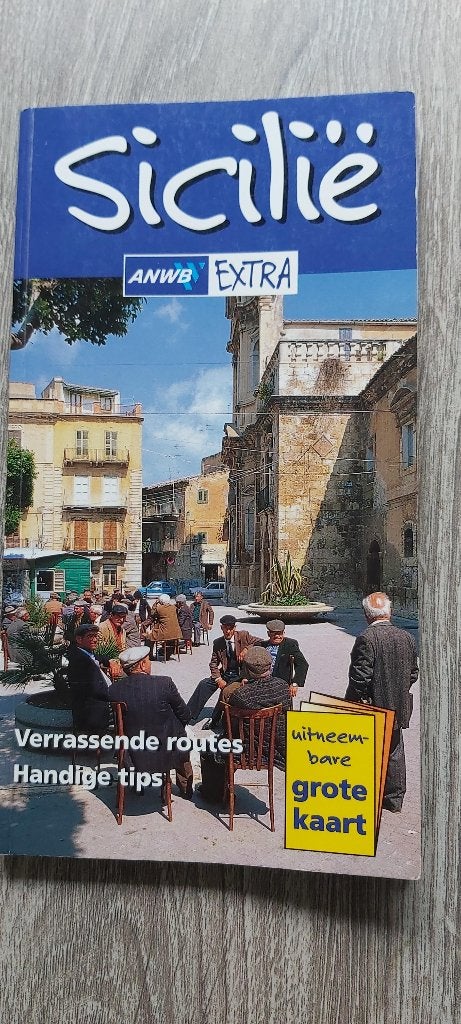 Sicilië ANWB Extra met kaart, ANWB, Europa, Ophalen of Verzenden, Zo goed als nieuw